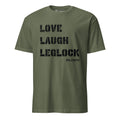 Love Laugh Leglock Dark Tee